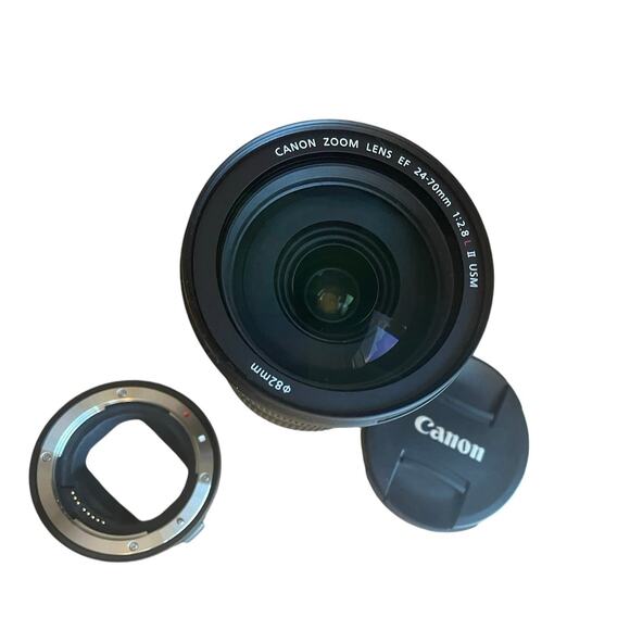 Canon EF 24-70mm f/2.8L II USM Standard Zoom Lens w/ Mount Adapter - Picture 4 of 8